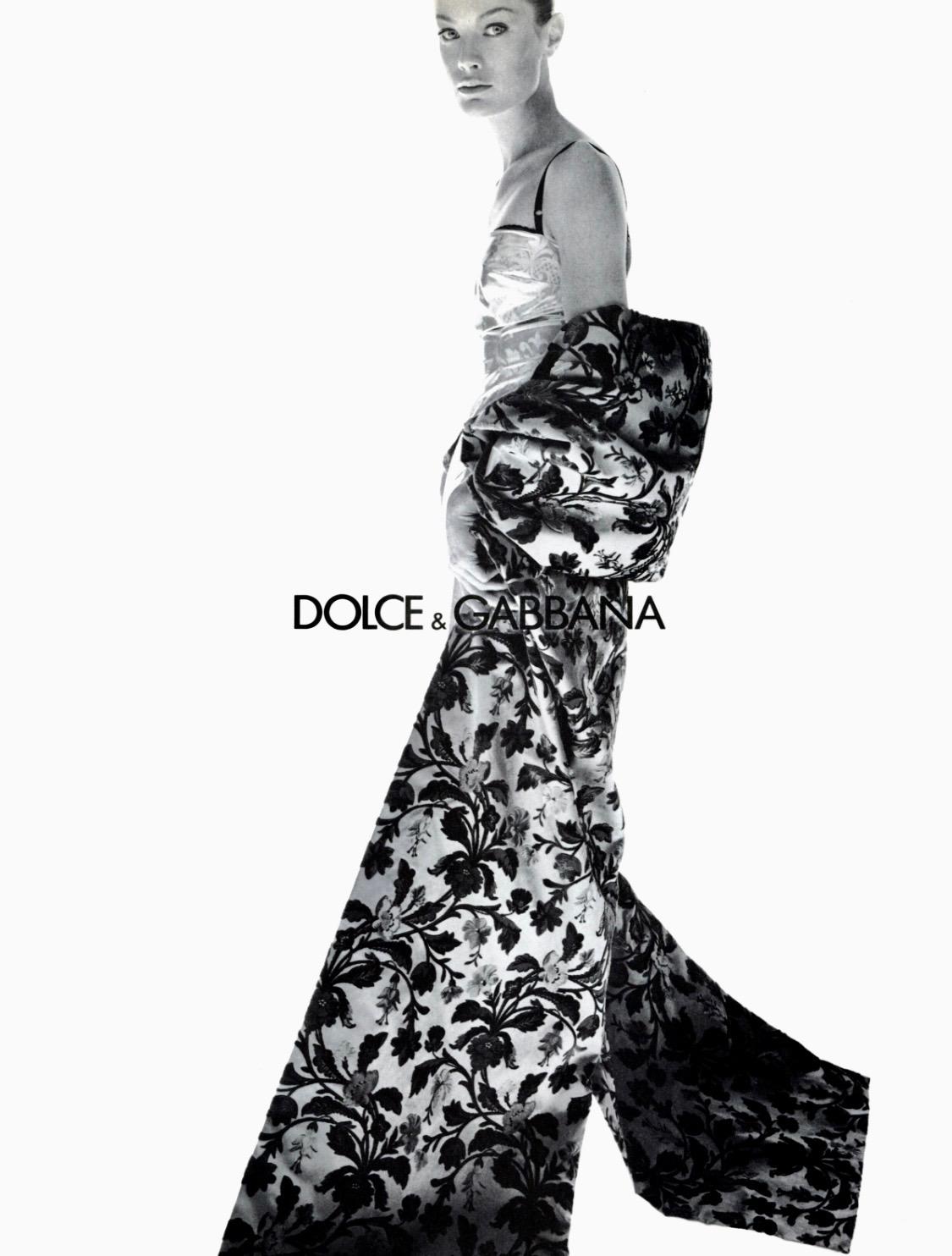 Presenting a two-piece matching silk Dolce and Gabbana silk skirt/blouse set. This set was created for the 1998 S/S collection, with similar pieces and designs being featured on that season's runway. This popular pattern was even brought back for