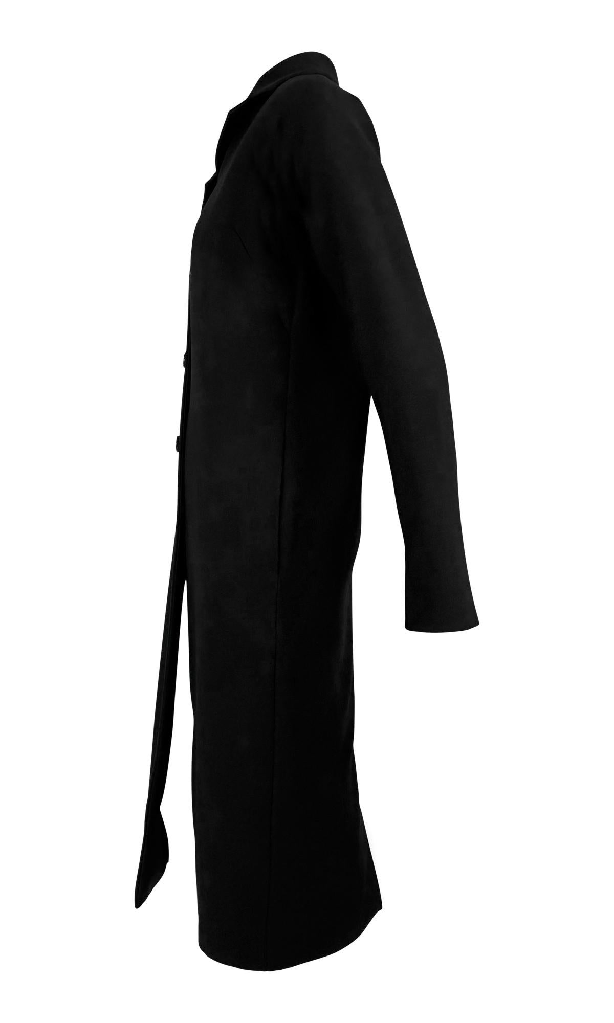 Donna A/I 1998 Dolce & Gabbana: cappotto oversize in lana nera in vendita