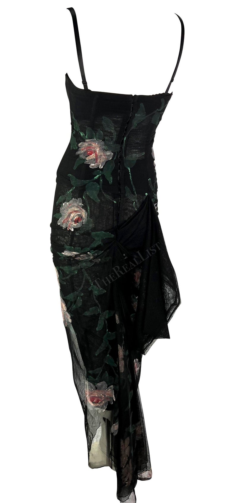 Dolce & Gabbana // Black Satin Rose Bra – VSP Consignment