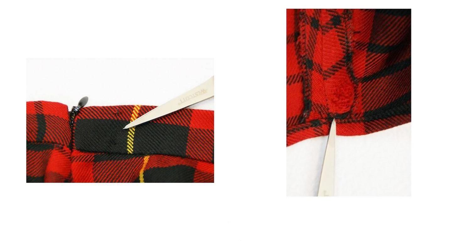  F/W 1998 Joan Alexander McQueen Bustier Tartan Skirt Set In CR Fashion Book 11 7