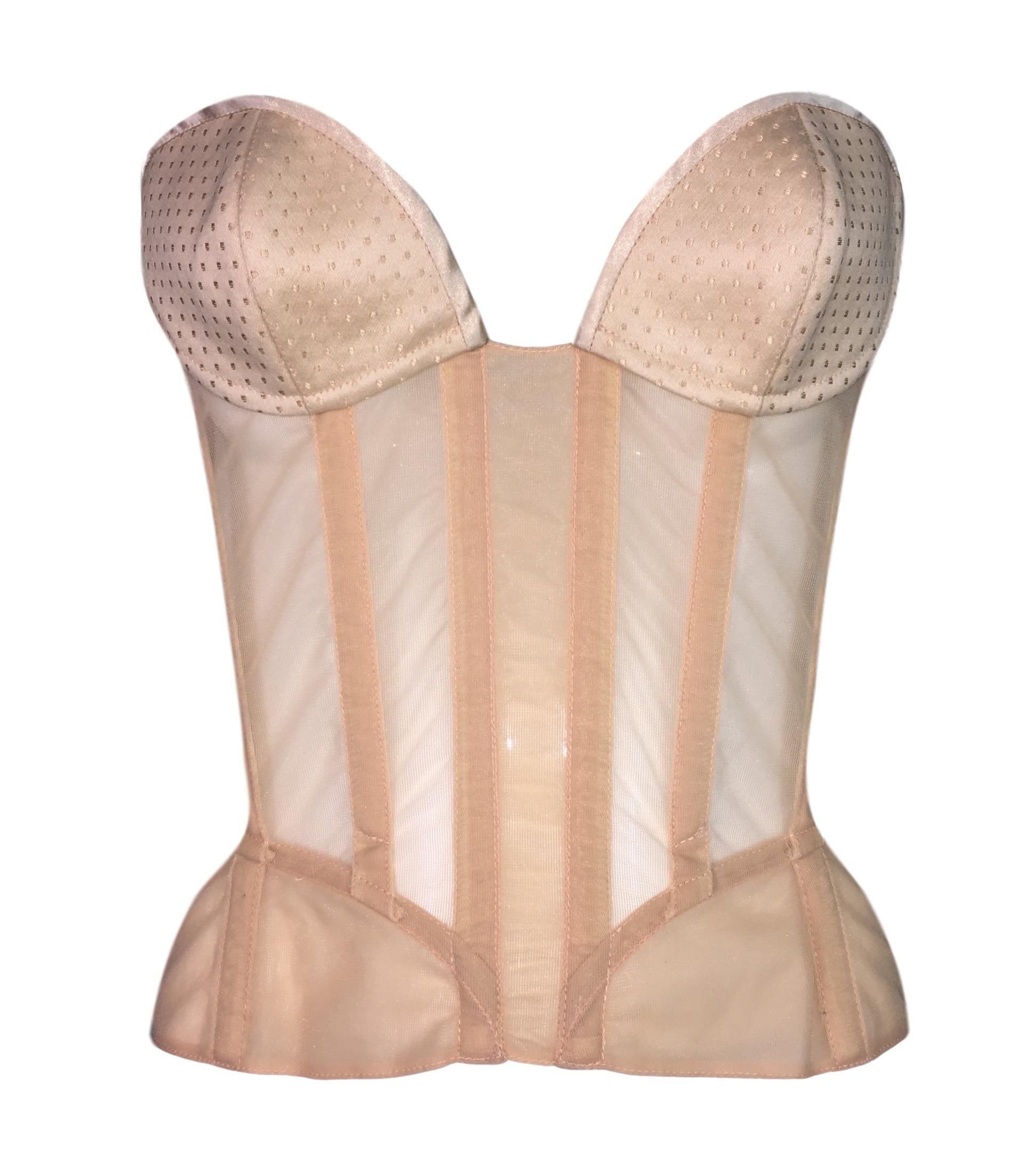 **THANK YOU FOR SHOPPING WITH MES DEUX FILLES**

DESIGNER: F/W 1998 Thierry Mugler
CONDITION: Excellent
COUNTRY MADE: France
FABRIC: Unknown
SIZE: 40
MEASUREMENTS; provided as a courtesy only- not a guarantee of fit: 
Chest: 30-32