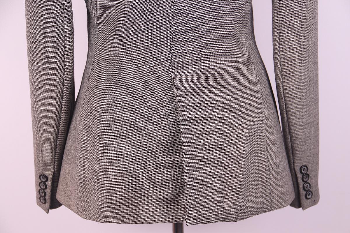 giacca f/w 1998alexander mcqueen con spalle robuste e tasche verticali  joan in vendita 4