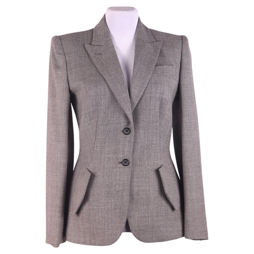 Veste duxander mcqueen avec épaules fortes et poches verticales, A/H 1998  joan