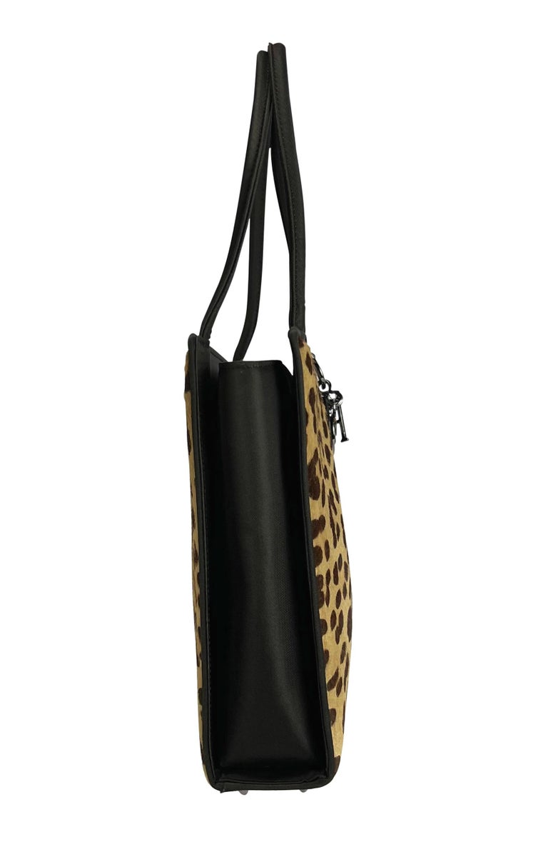 F/W 1999 Christian Dior by John Galliano Pony Hair Cheetah Print Lady Bag For Sale 2