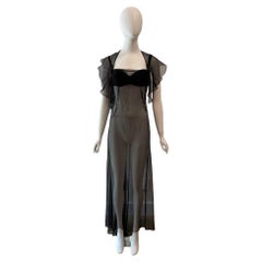 dolce and gabbana sheer dress F/W 1999 DOLCE
GABBANA sheer gown