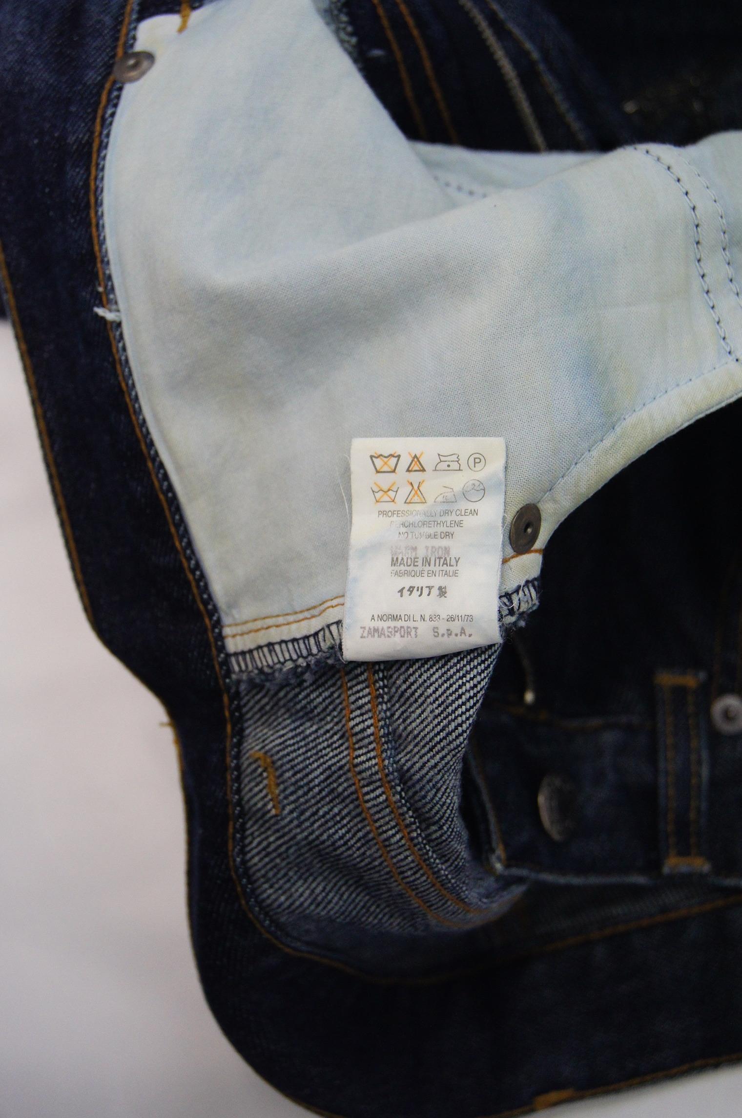 F/W 1999 Gucci by Tom Ford runway floral embroidered jeans For Sale 12