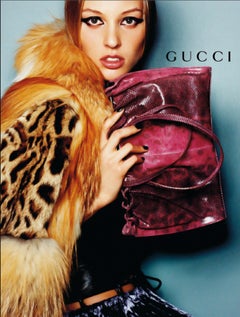 F/W 1999 Gucci by Tom Ford Green Karung Snakeskin Silver Bar Shoulder Bag