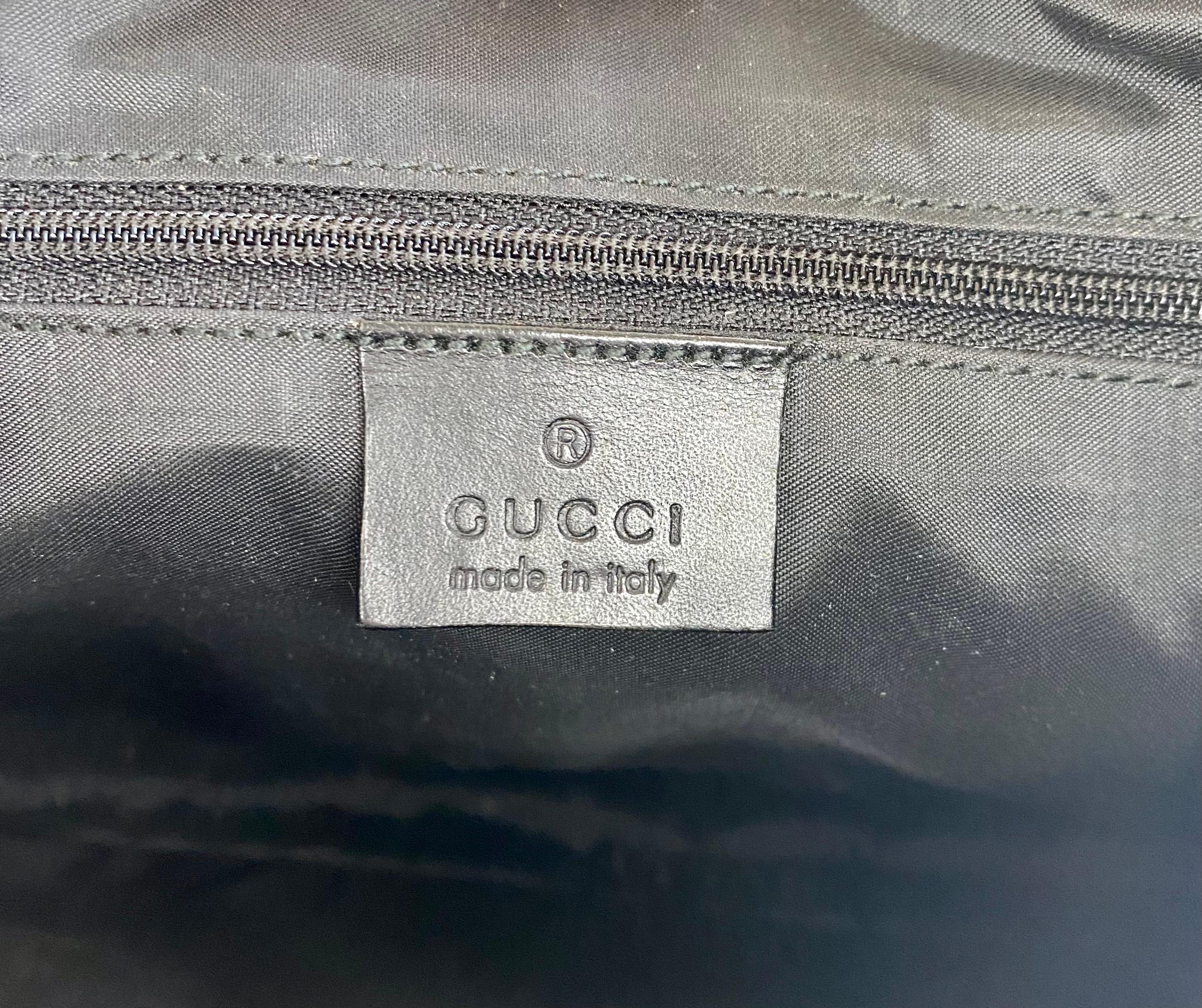 Black  F/W 1999 Gucci by Tom Ford Natural Goat Fur Medium Jackie Shoulder Bag 