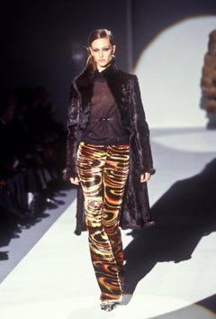 F/W 1999 Gucci by Tom Ford Psychedelic Velvet Large Jackie Bag