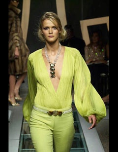 Atelier Versace Haute Couture A/I 2000 Collana con strass e cristalli di ametista