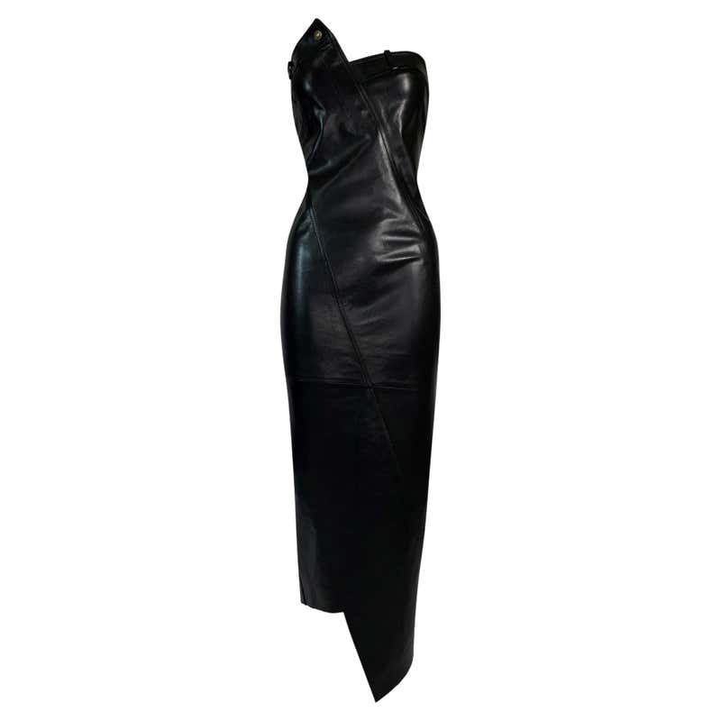 F/W 2004 Christian Dior John Galliano Hot Pink Satin High Slit Dress ...