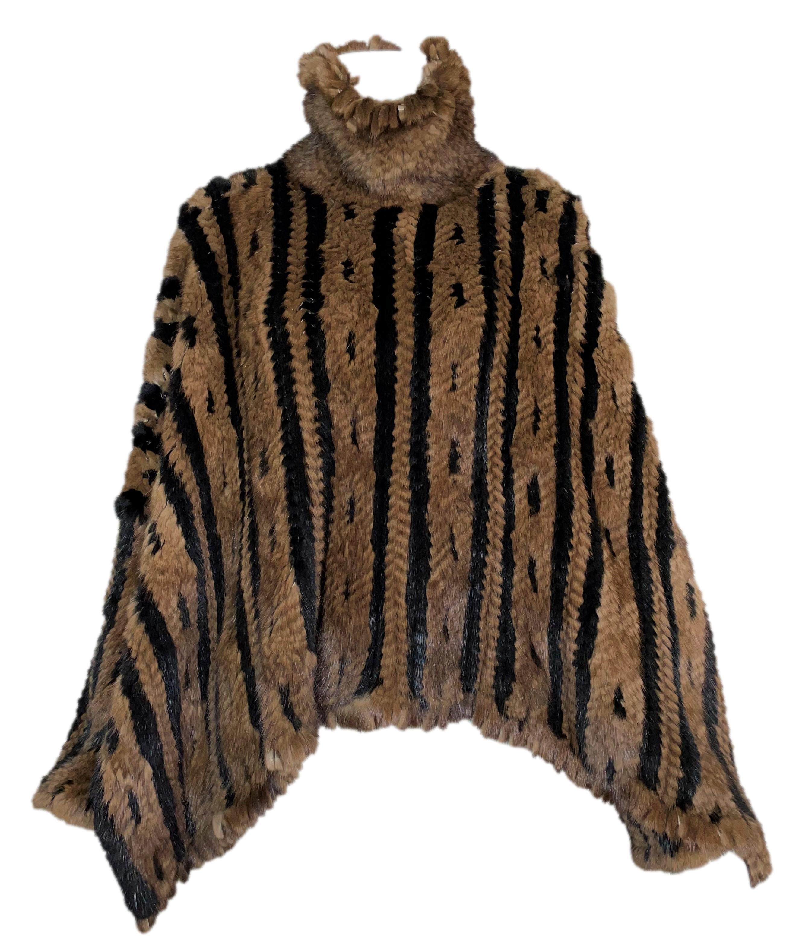 DESIGNER: F/W 2000 Christian Dior by John Galliano
CONDITION: Excellent
FABRIC: Mink fur
COUNTRY: France
SIZE: 40 but it is a poncho so really fits like O/S
MEASUREMENTS; provided as a courtesy only- not a guarantee of fit:
37