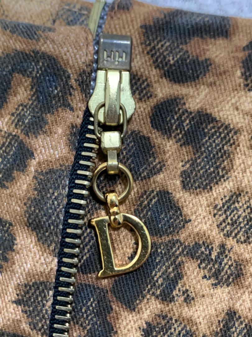 F/W 2000 Christian Dior John Galliano Leopard Cropped Jacket & Skirt Set 1