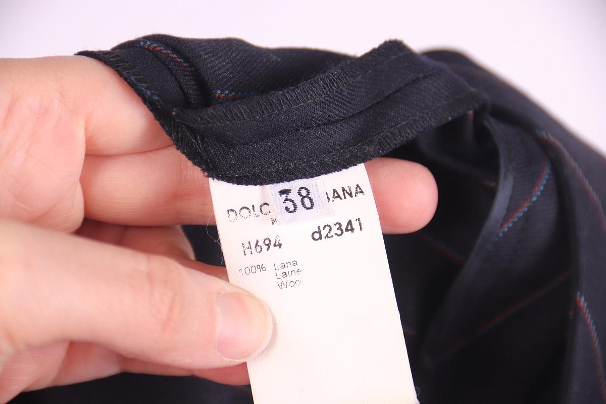 F/W 2000 Dolce & Gabbana Wool Pleated Trousers Vintage early 2000s For Sale 3