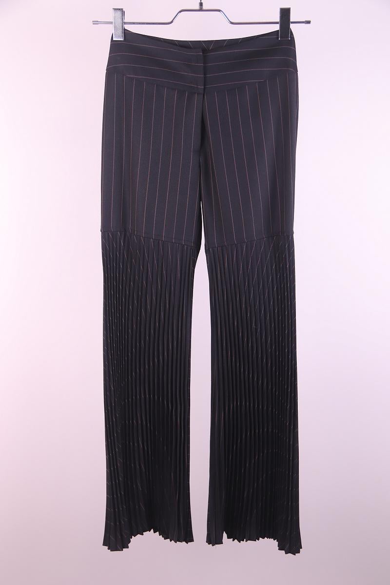 F/W 2000 Dolce & Gabbana Wool Pleated Trousers Vintage early 2000s For Sale 4