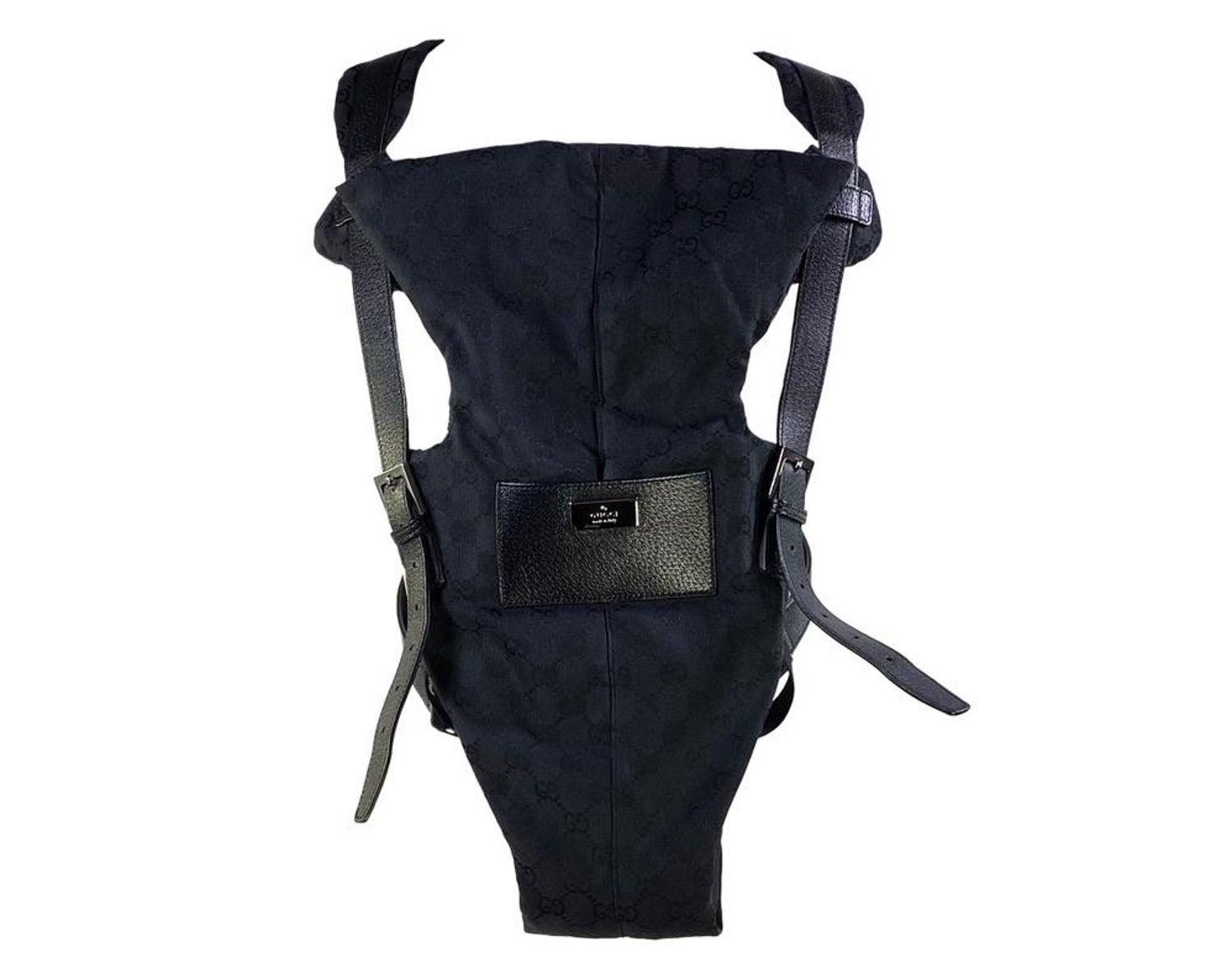 F/W 2000 Gucci by Tom Ford Black GG Monogram Baby Carrier Vintage Y2K For  Sale at 1stDibs