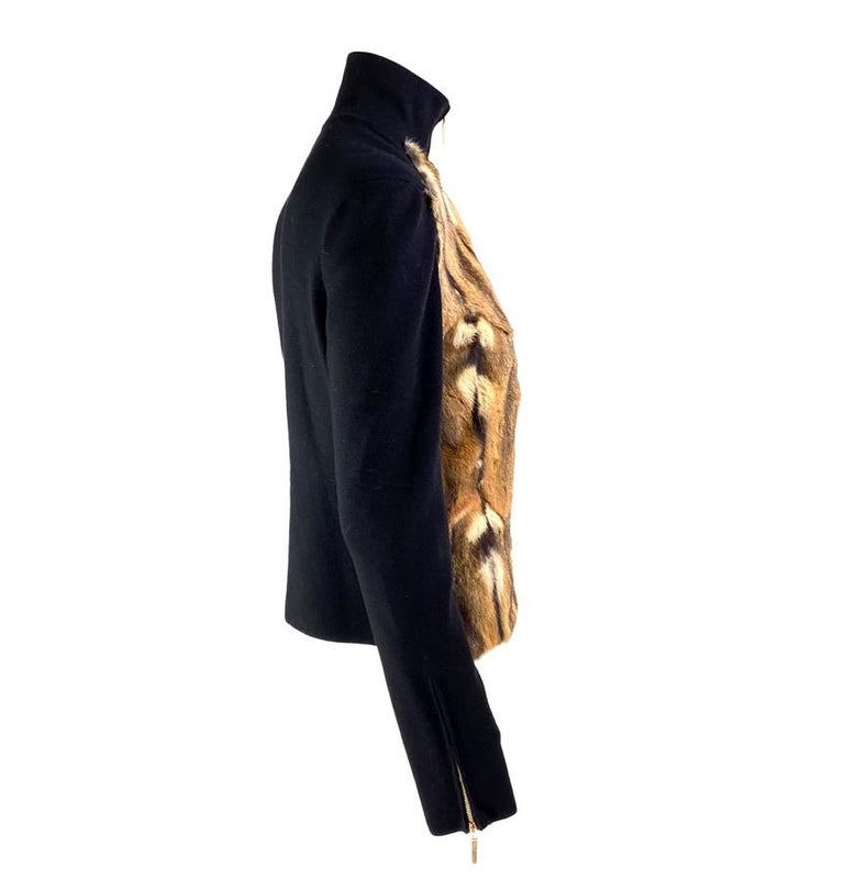 F/W 2000 Gucci by Tom Ford Runway Infamous Hamster Fur Zip