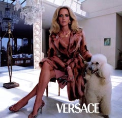 F/W 2000 Vintage Gianni Versace Couture Fur Coat as seen on Jen in "Hastlers"