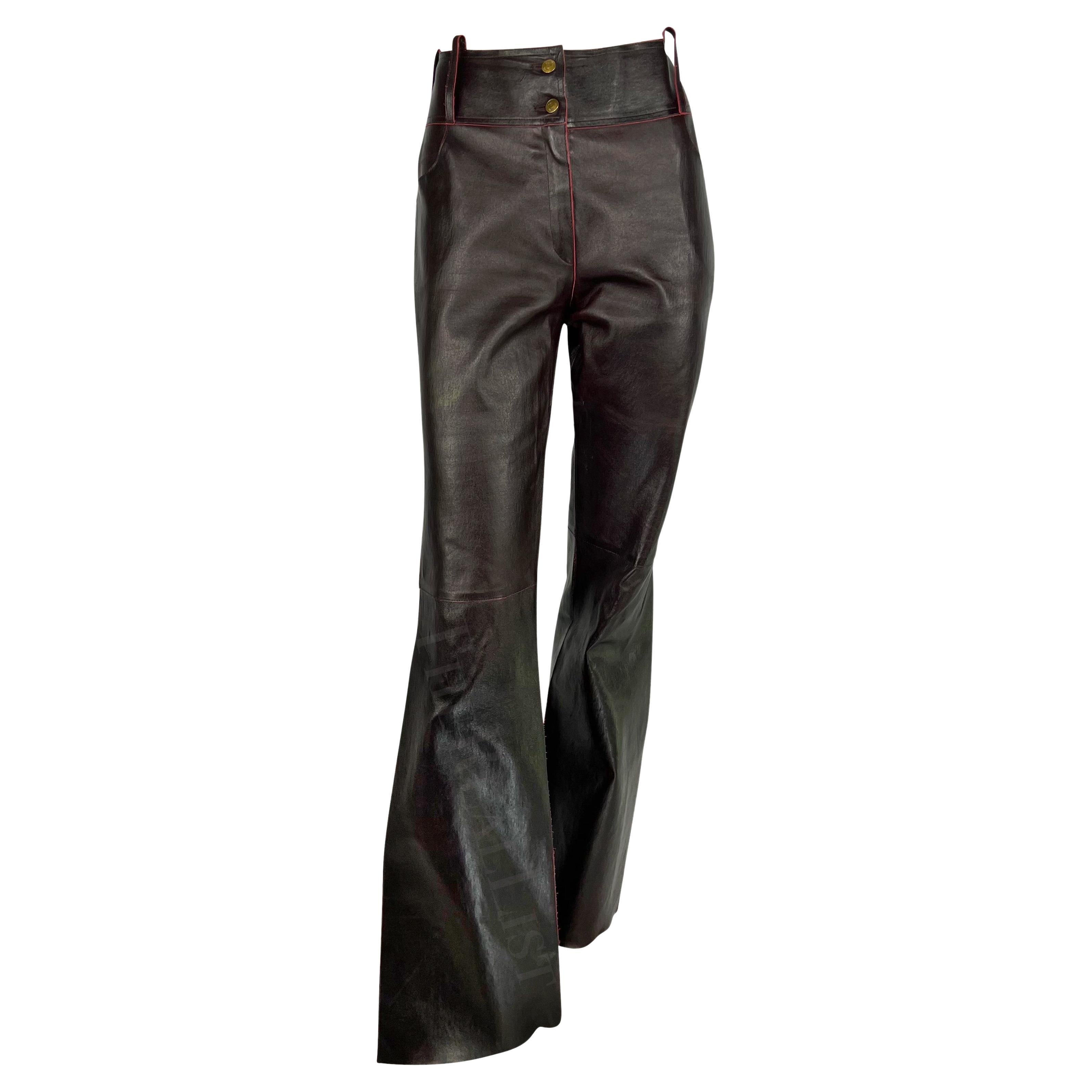Dior Leather Pants - 37 For Sale on 1stDibs | christian dior 