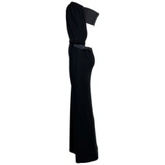 Gucci by Tom Ford - Robe longue sans bretelles à dos noir avec découpe dans le dos, automne-hiver 2001  Robe de chambre