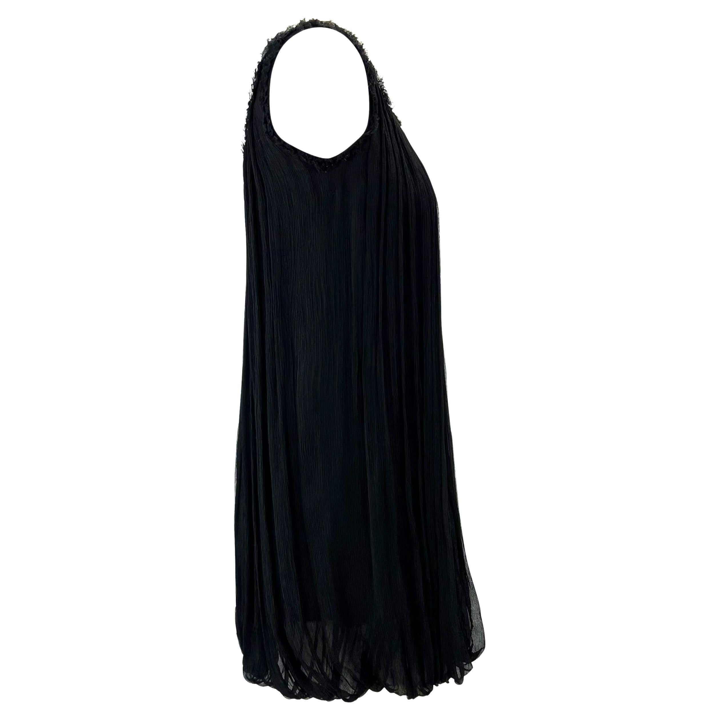 A/I 2001 Gucci by Tom Ford - Vestito senza maniche in tulle nero in vendita 1