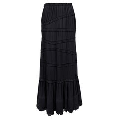 F/W 2001 Yves Saint Laurent by Tom Ford Maxifalda negra