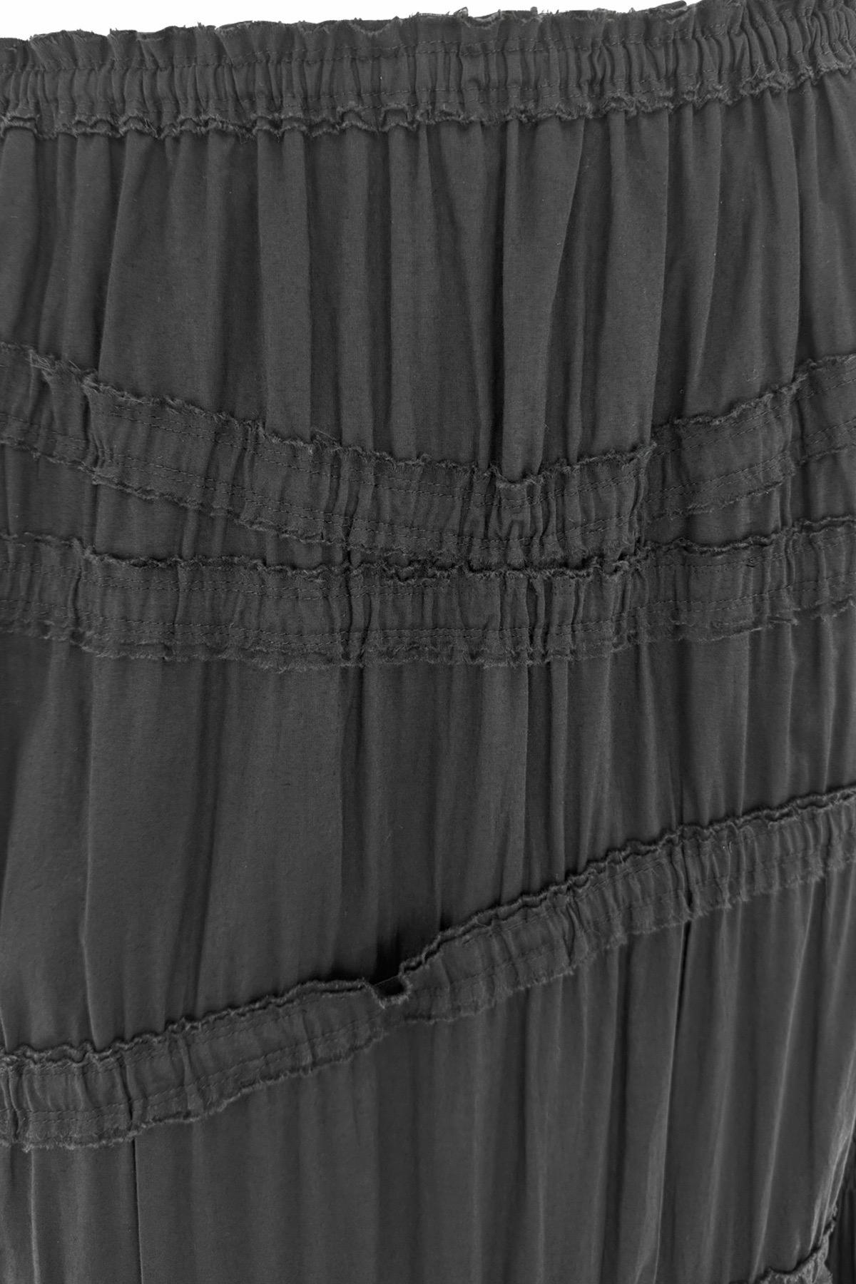 F/W 2001 Yves Saint Laurent by Tom Ford Black Mid-Length Flare Skirt For Sale 5