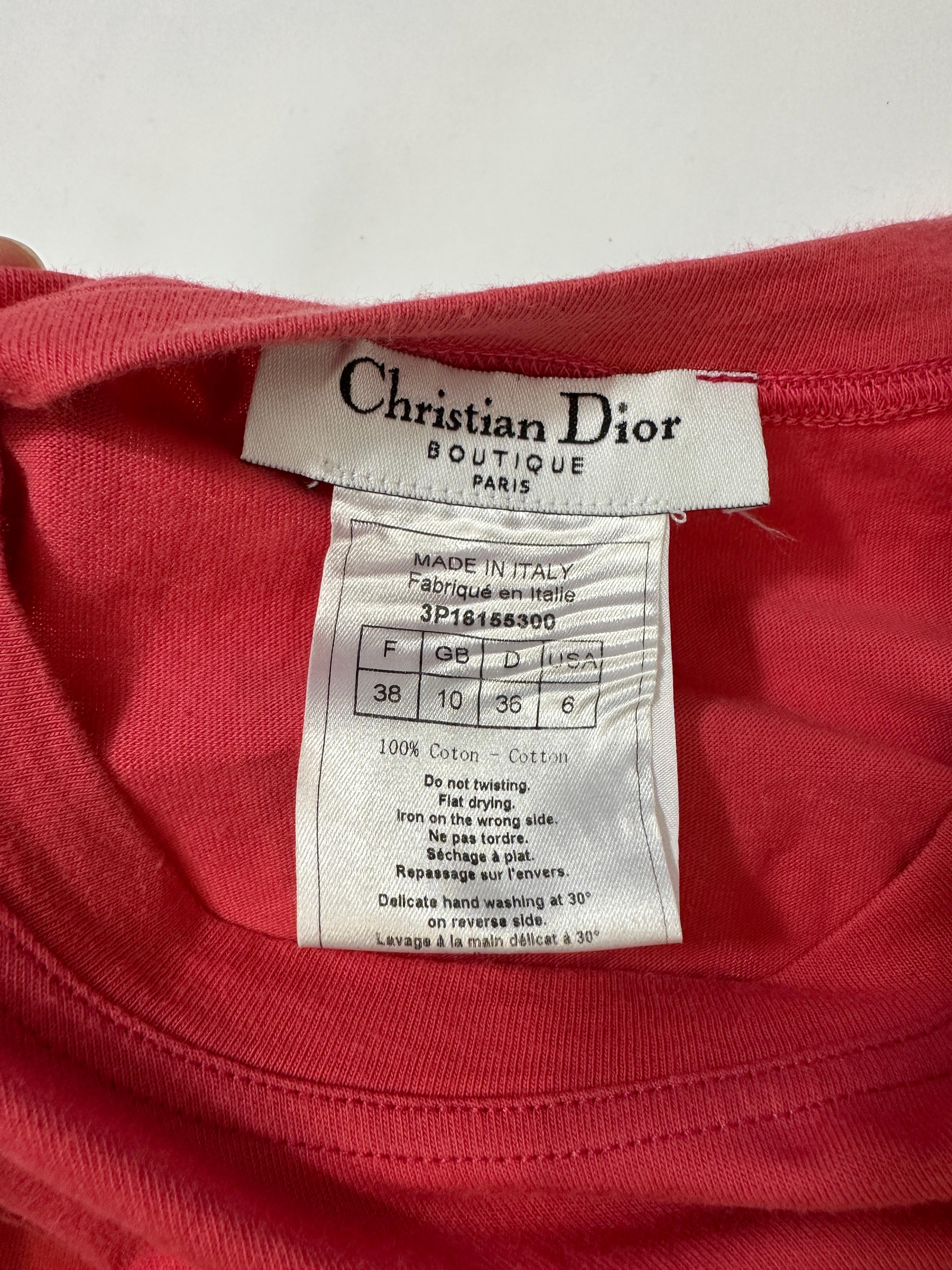 Women's F/W 2002 Christian Dior John Galliano J’Adore Dior tank top