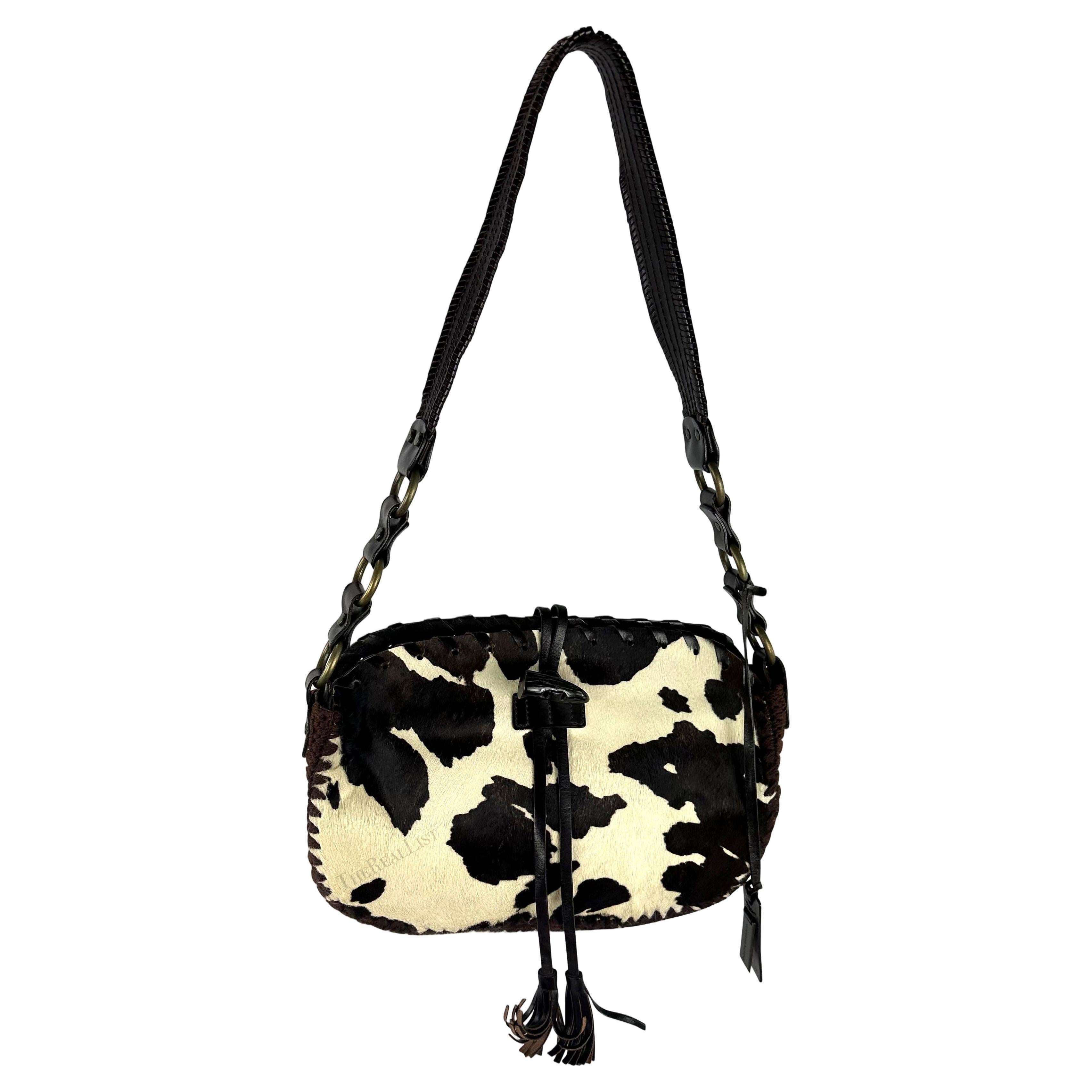 F/W 2002 Dolce and Gabbana Brown Cow Pony Hair Western F/W 2002 Dolce and Gabbana Brown Cow Pony Hair Western