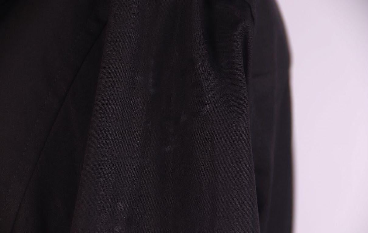 A/I 2002 Gucci by Tom Ford camicetta in cotone con cintura Obi in pelle nera in vendita 5