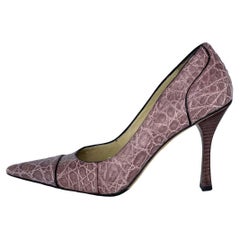 A/I 2002 Gucci by Tom Ford Lavender Alligator 4.25" Heels