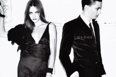 F/W 2002 Gucci by Tom Ford Runway Ad Obi Braided Black Silk Wide Wrap Waist Belt