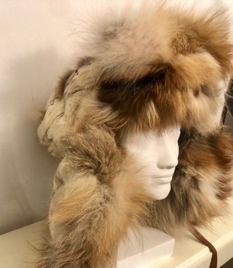 F/W 2002 Rare Vintage John Galliano for Christian Dior Fur Hat  In Excellent Condition In Montgomery, TX