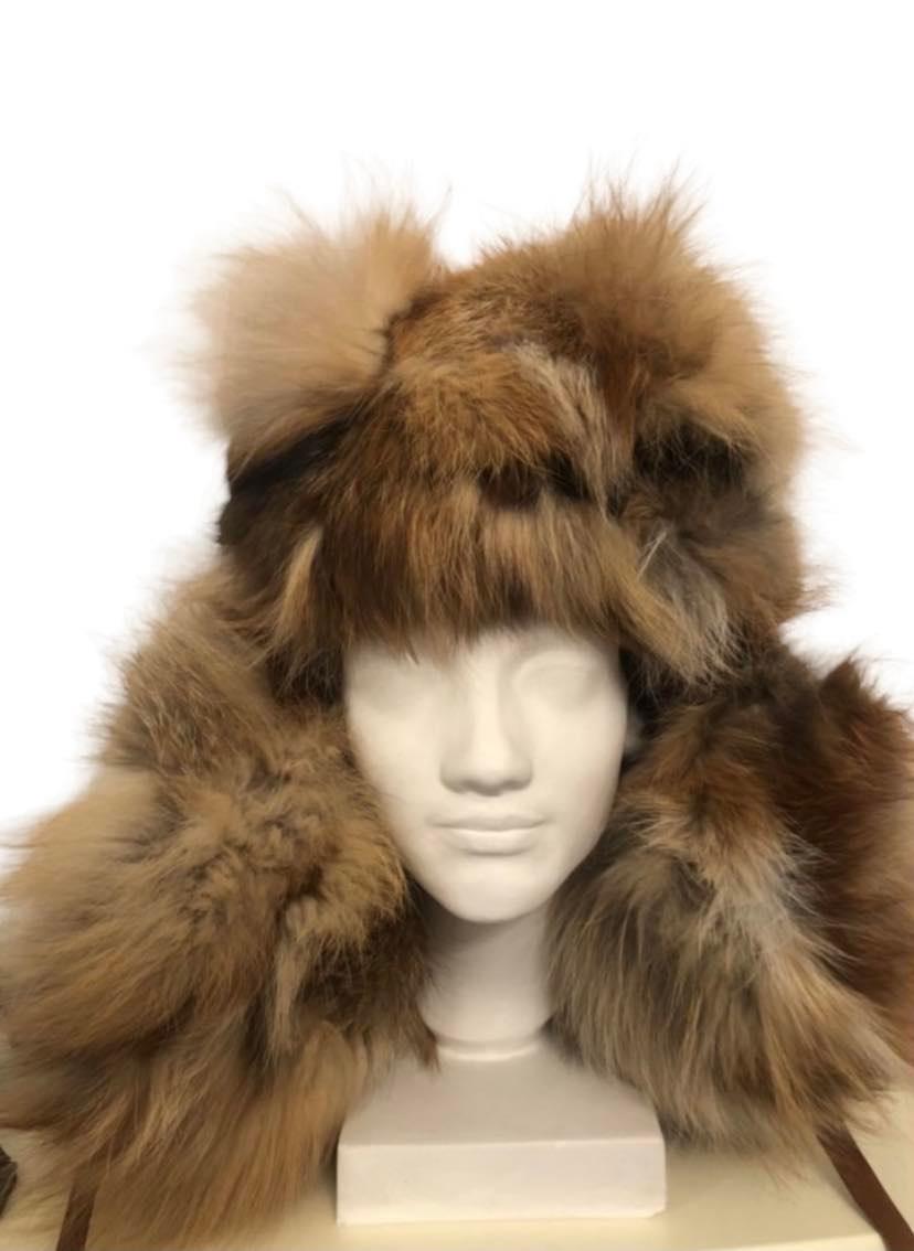 F/W 2002 Rare Vintage John Galliano for Christian Dior Fur Hat  1