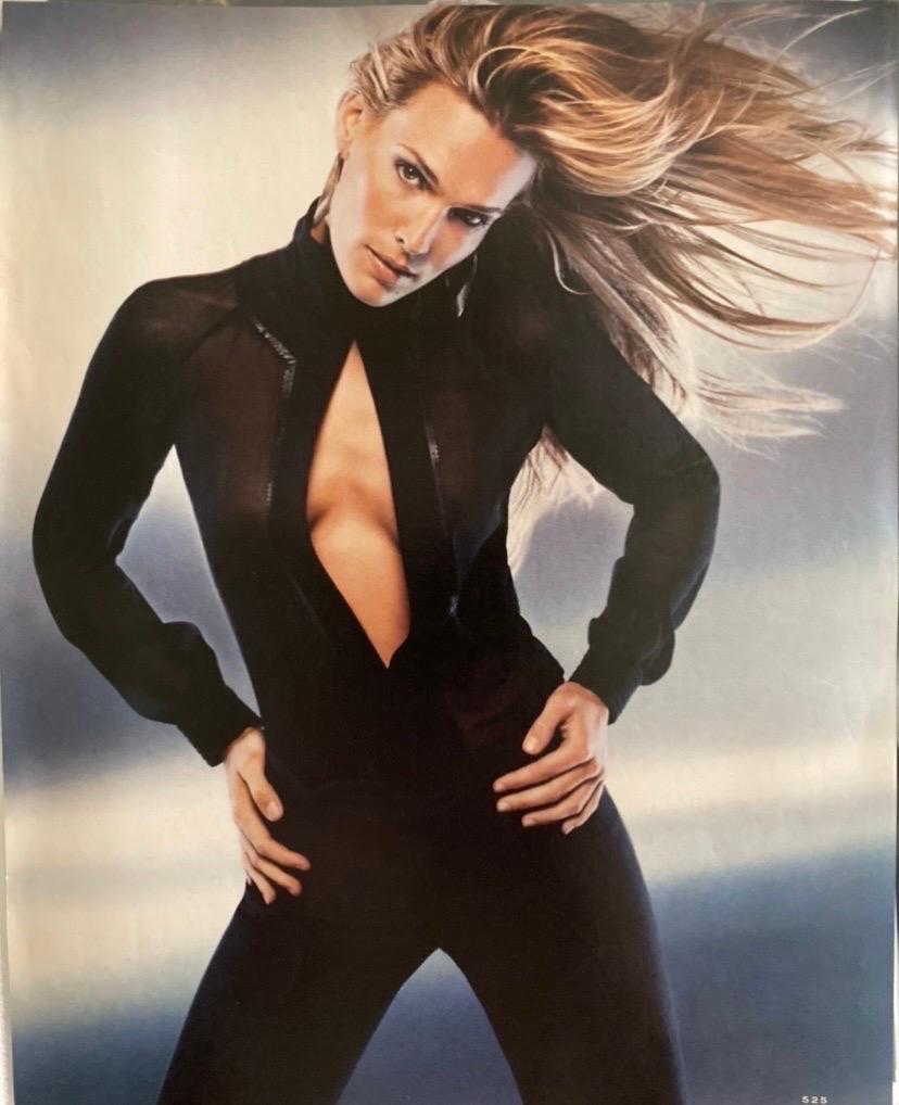
F/W 2002 Vintage Gianni Versace Couture Black Silk Shirt with Leather Detail Black Chiffon
Silk 100%,Leather trim and buttons. Hidden zipper.
IT Size 38 – US 2/4
Brand New, with tags. 
Shown with Tom Ford fully beaded skirt. Also available in our