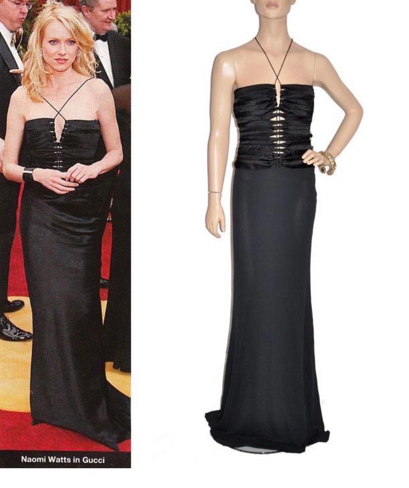 Autumn/Winter 2002
Tom Ford for Gucci Dress
Naomi Watts wore the same dress on the red carpet
IT Size 42 - US 6
Brand New, with tags