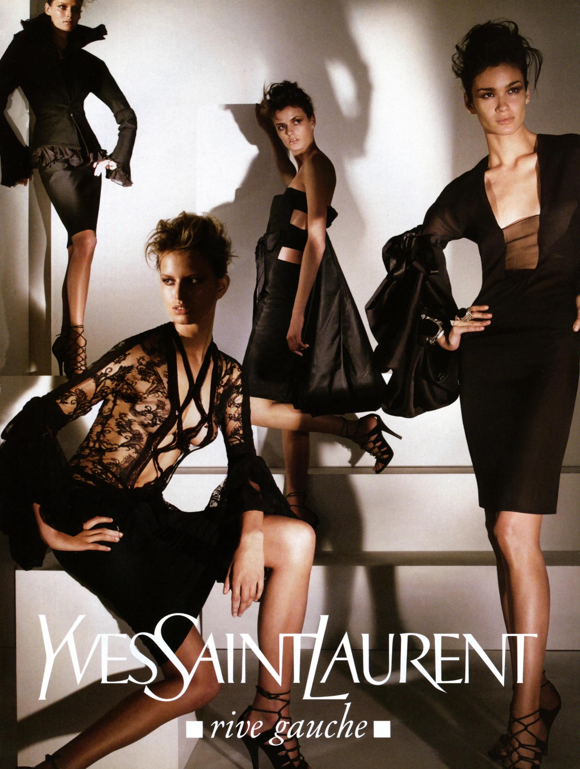 Women's F/W 2002 Yves Saint Laurent by Tom Ford Black Ruffle Runway Blazer For Sale