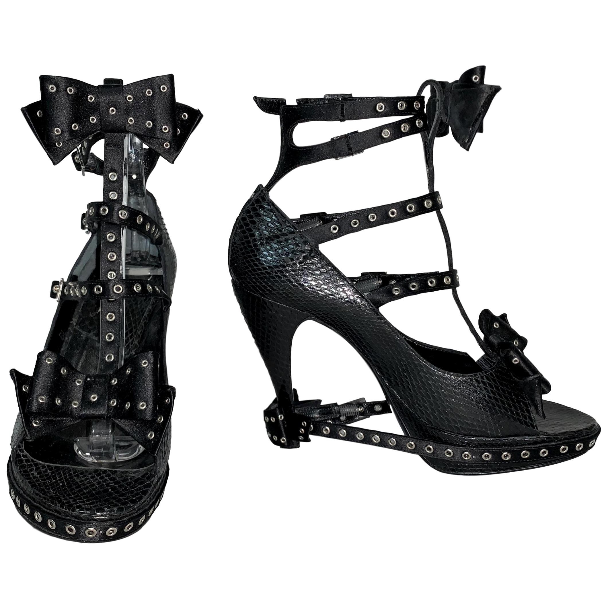 CHRISTIAN DIOR by John Galliano embroided leather combat boots  Wellington  Hunters and Collectors