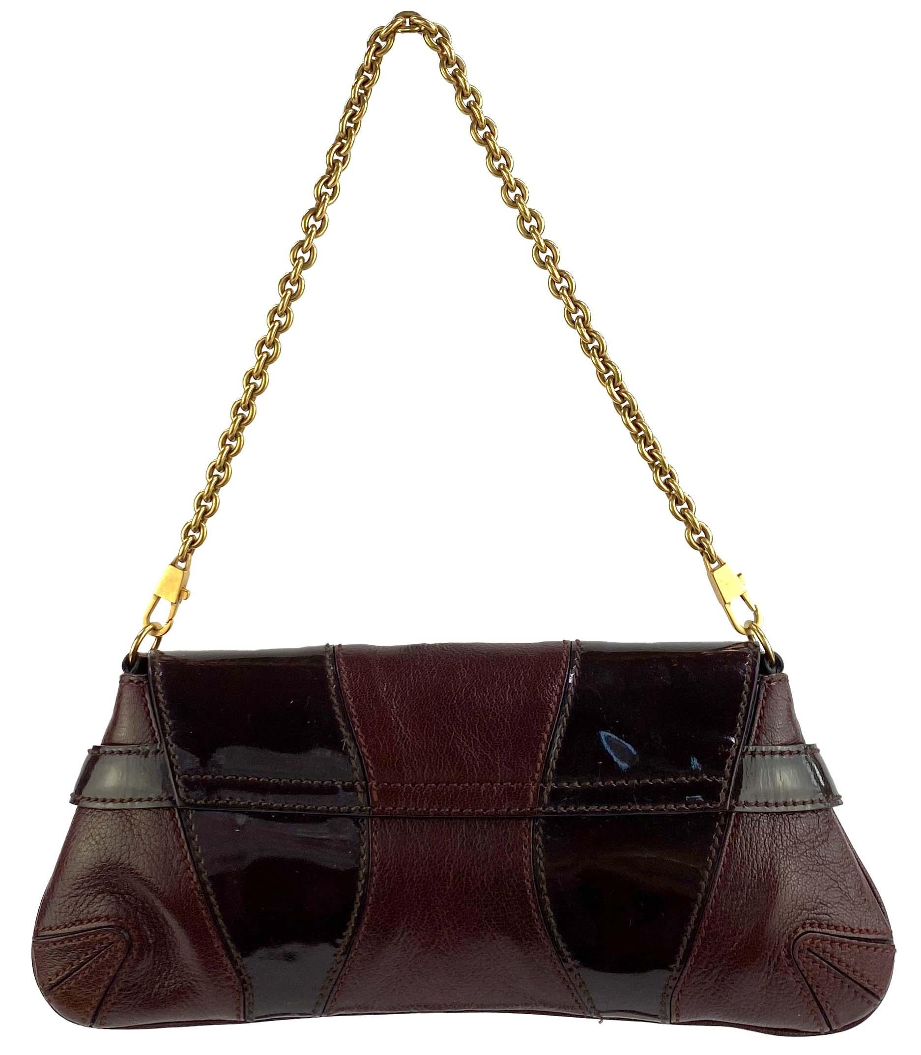 F/W 2003 Gucci by Tom Ford Burgundy Patent Medium Horsebit Convertible ...