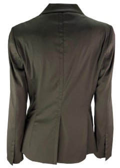 F/W 2003 Gucci by Tom Ford Dark Green Blazer