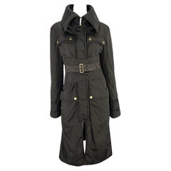 F/W 2003 Gucci by Tom Ford Laufsteg Korsett-Puffermantel aus Nylon in voller Länge