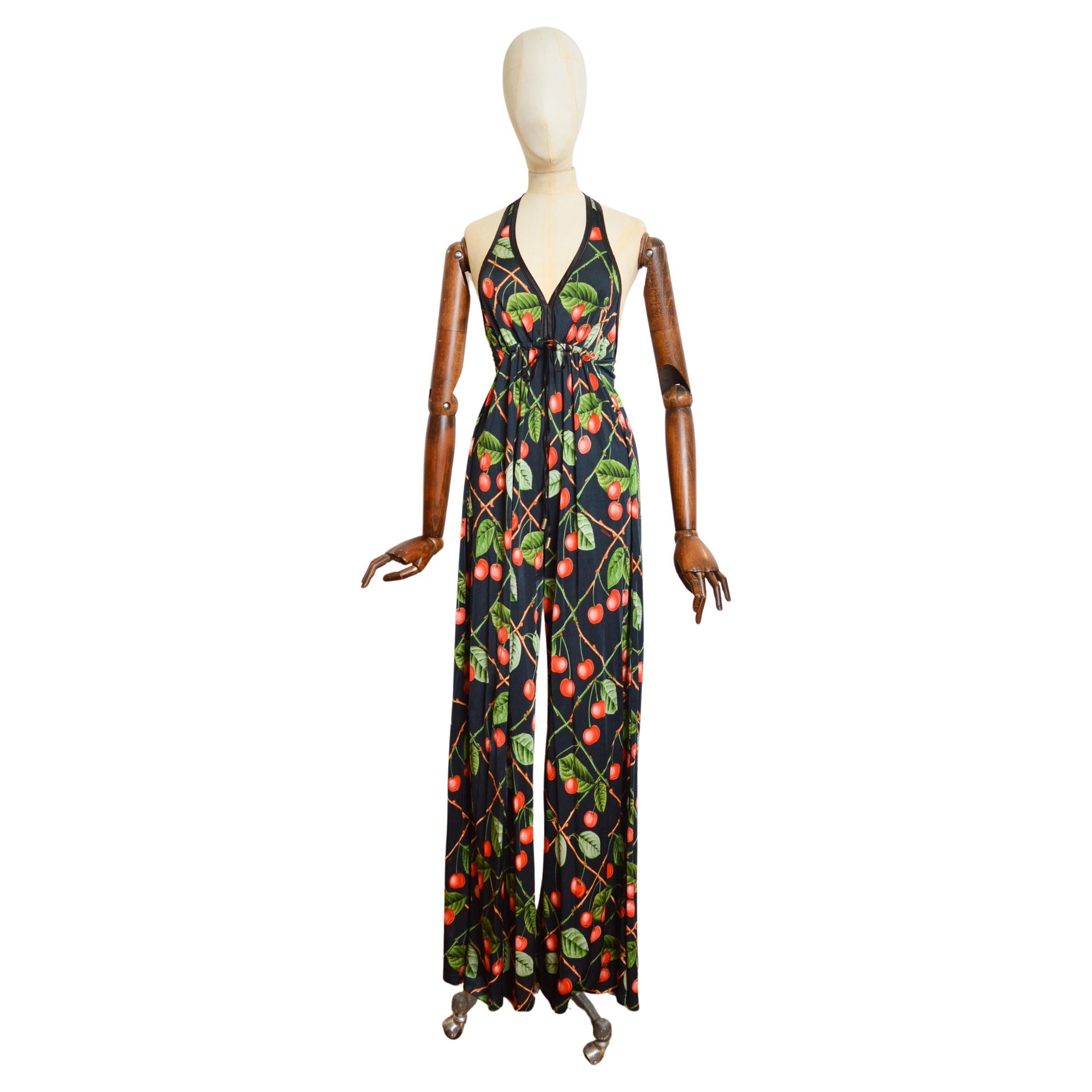 John Galliano F&F Vintage pantalone Palazzo tutto in uno A/I 2003 in vendita