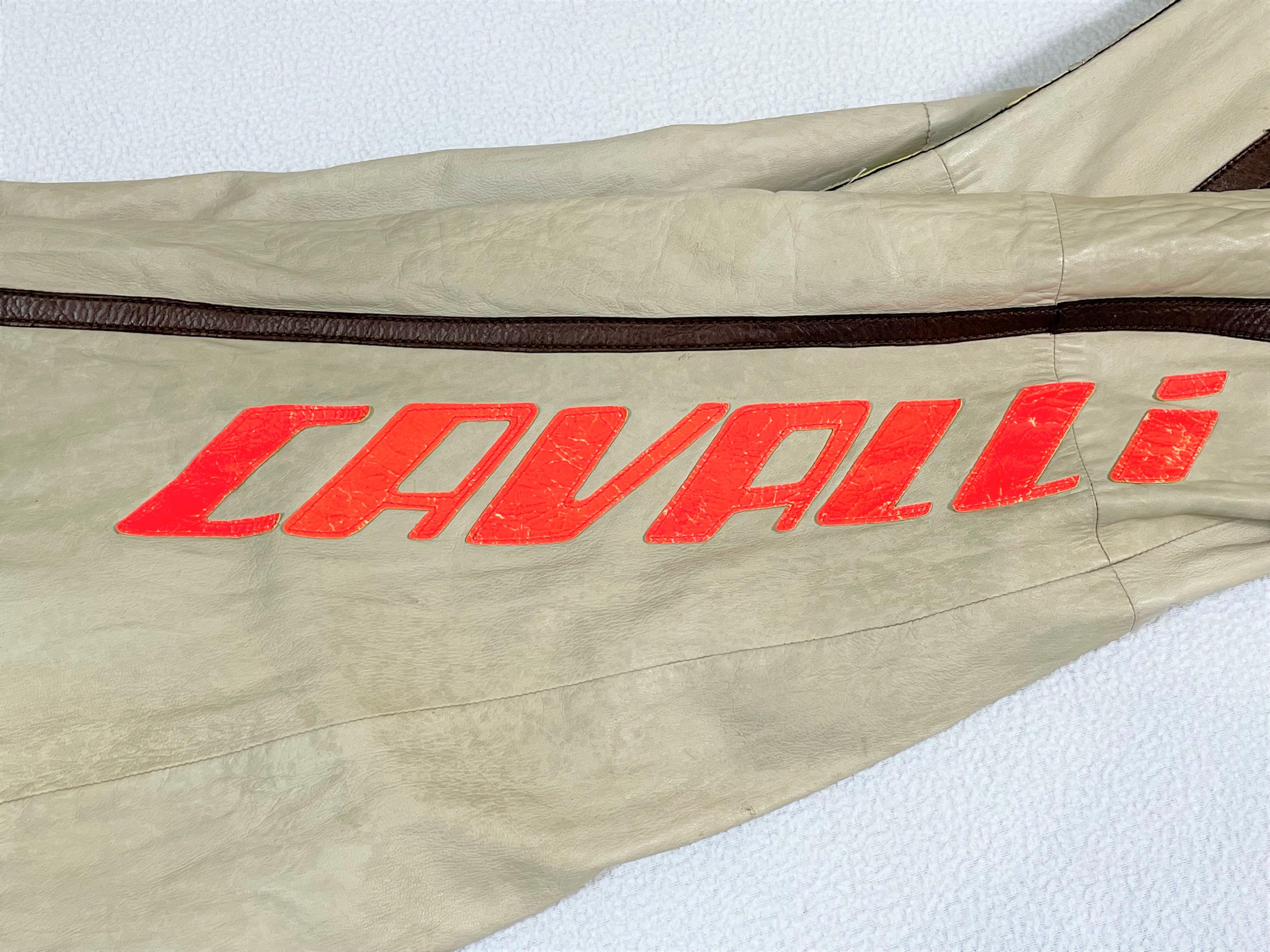 F/W 2003 Roberto Cavalli Runway Leather Moto Gown Dress w Train 5