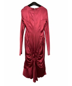 F/W 2003 Vintage Tom Ford for Gucci Red Silk Dress