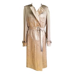 Trench-coat vintage brodé de nus Tom Ford pour Yves Saint Laurent, automne-hiver 2003