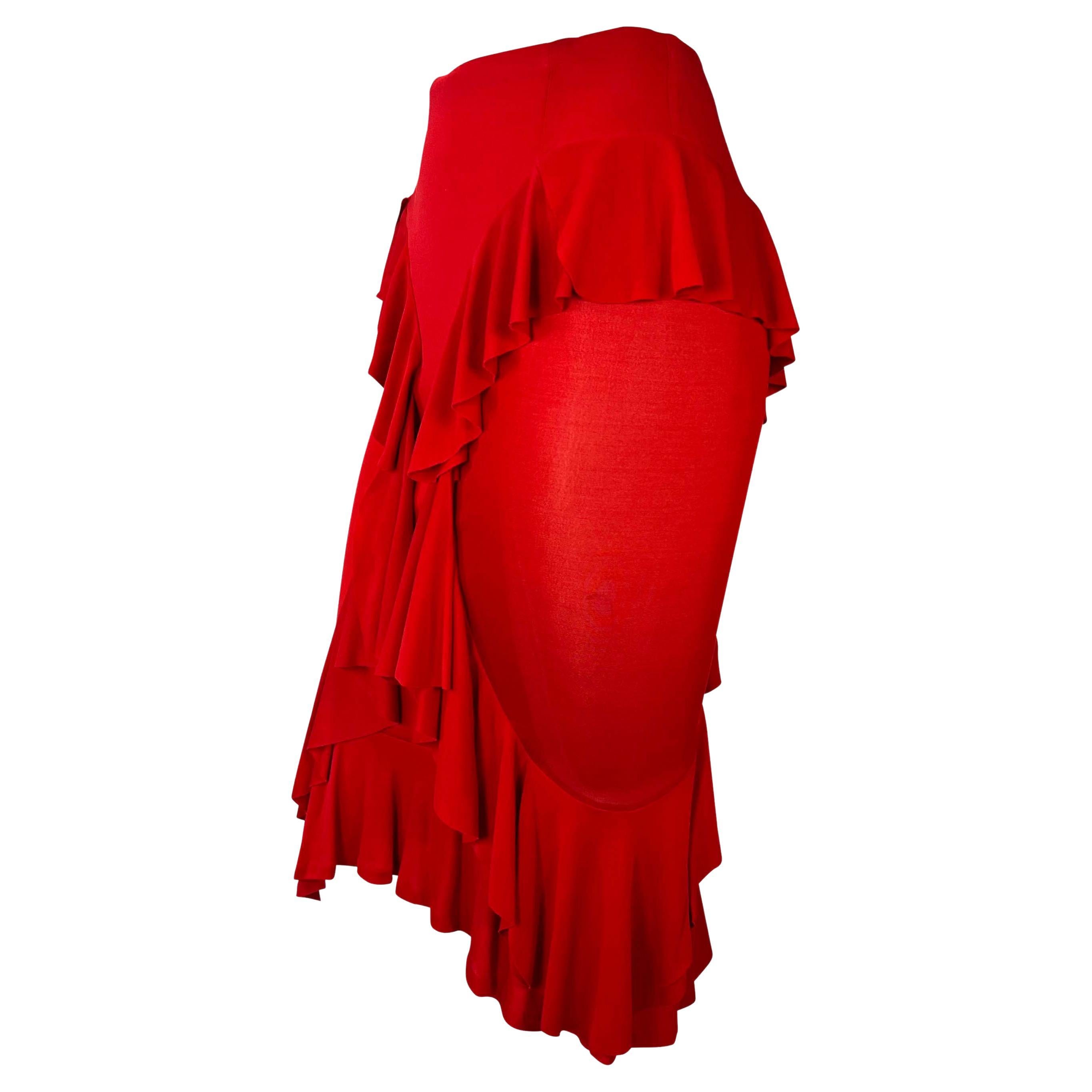 falda roja mexicana