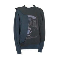 F/W 2004 Suéter artesanal de doble capa