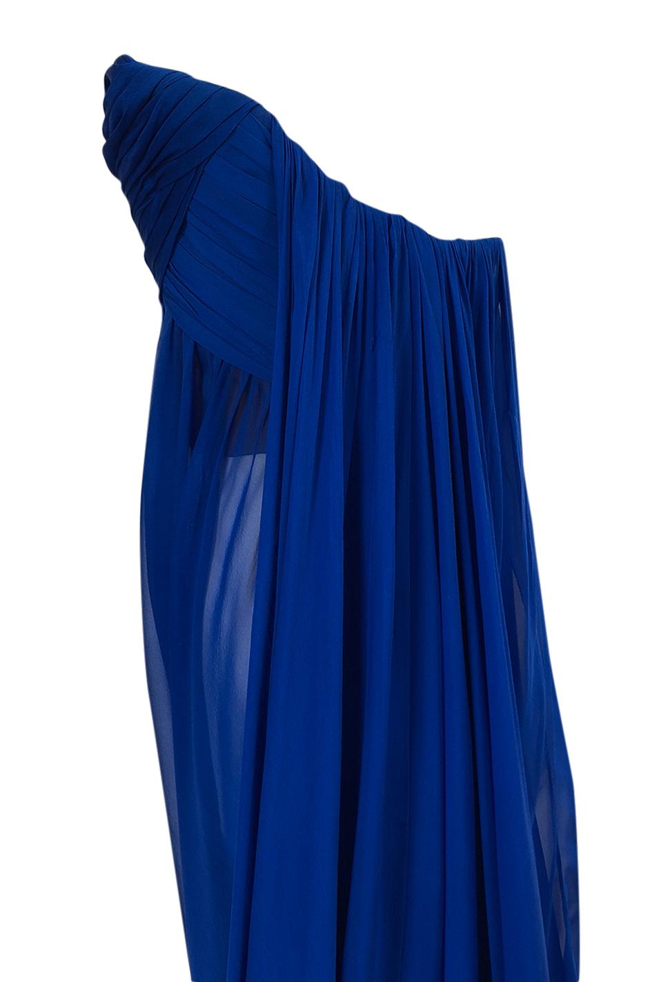 F/W 2004 Jean Louis Scherrer Haute Couture Runway Dress & Feather Cape 6