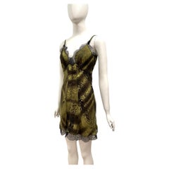 F/W 2004 Prada Silk Slip Mini Dress