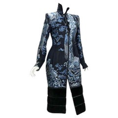 F/W 2004 Tom Ford for Yves Saint Laurent Runway Chinoiserie Coat